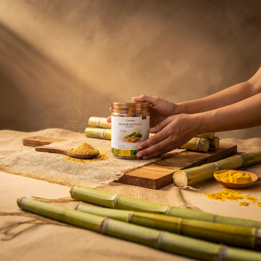 ⁠Banarasi Paan Jaggery Cubes